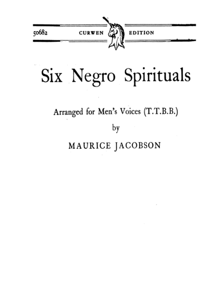 6 Negro Spirituals