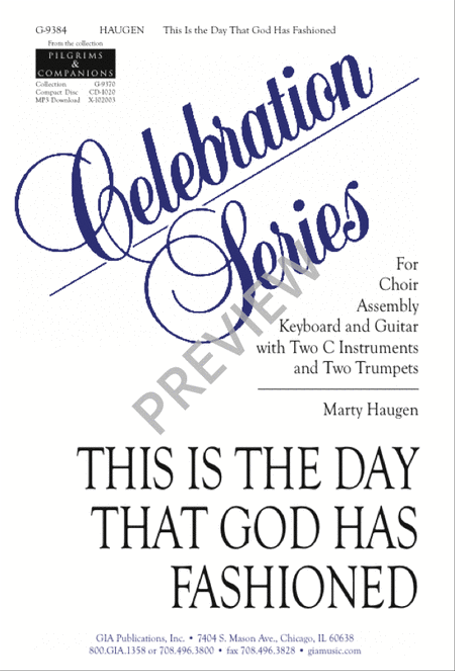 This Is the Day That God Has Fashioned 4-Part scores gallery preview page 2