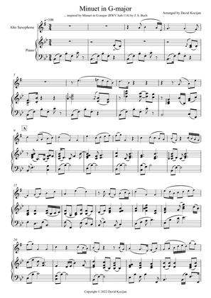 Minuet in G-major (alto sax & piano)