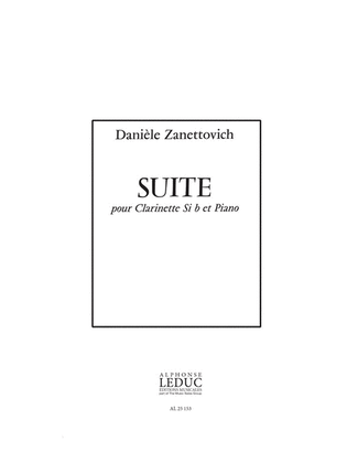 Book cover for Suite (clarinet & Piano)