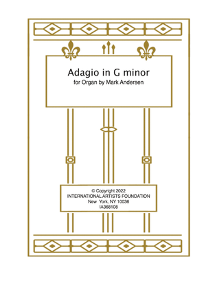 Adagio in G minor for organ by Mark Andersen