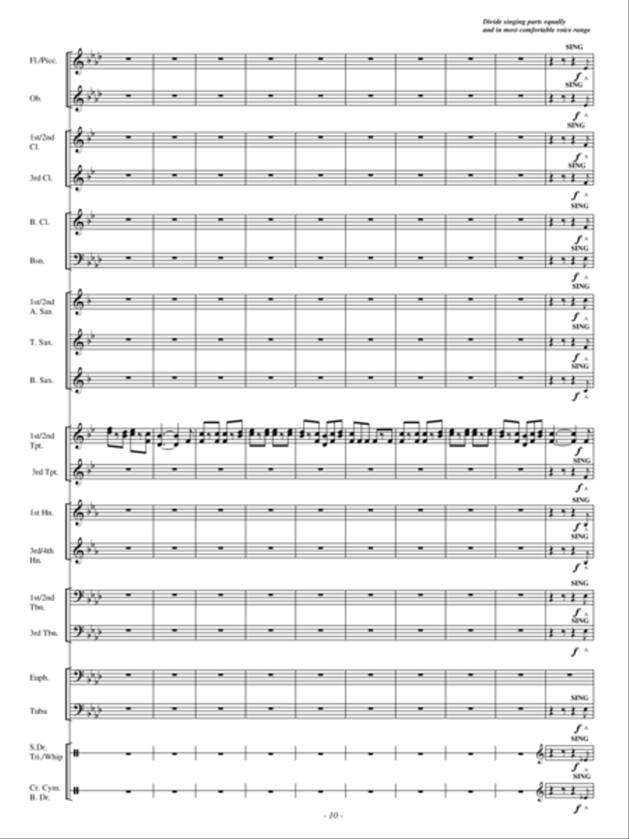 A Hunting Scene A Hunting Scene Concert Band scores gallery preview page 9