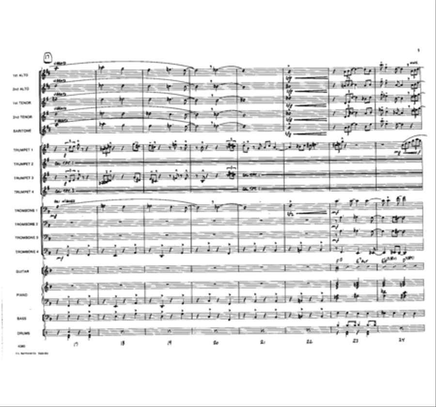 Duke It Out! Jazz Ensemble scores gallery preview page 4