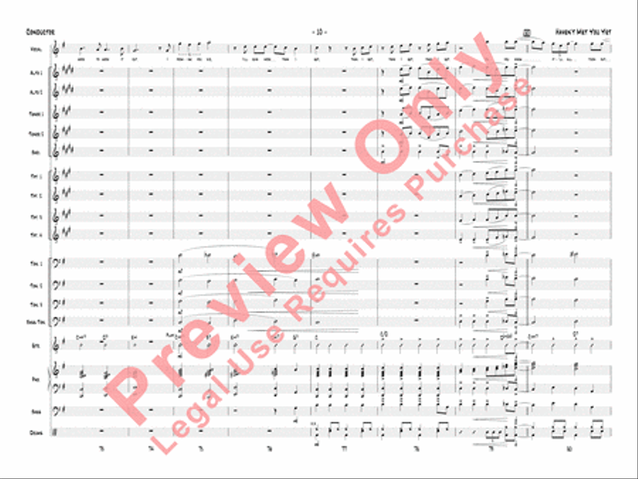 Haven't Met You Yet Jazz Ensemble scores gallery preview page 13