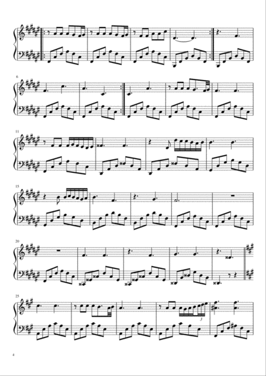 Zephyr - E.Currin Piano Solo scores gallery preview page 4