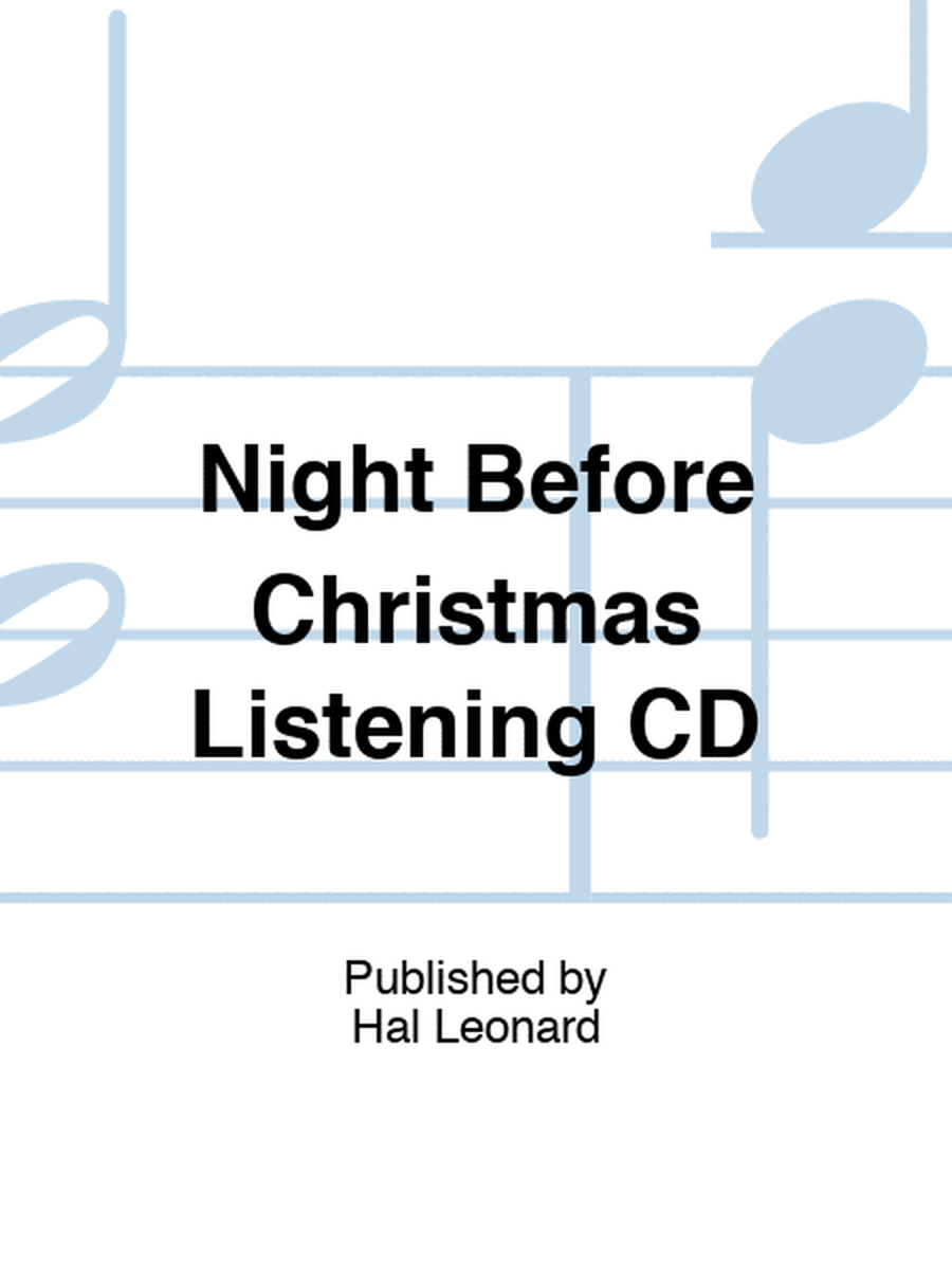 Night Before Christmas Listening CD
