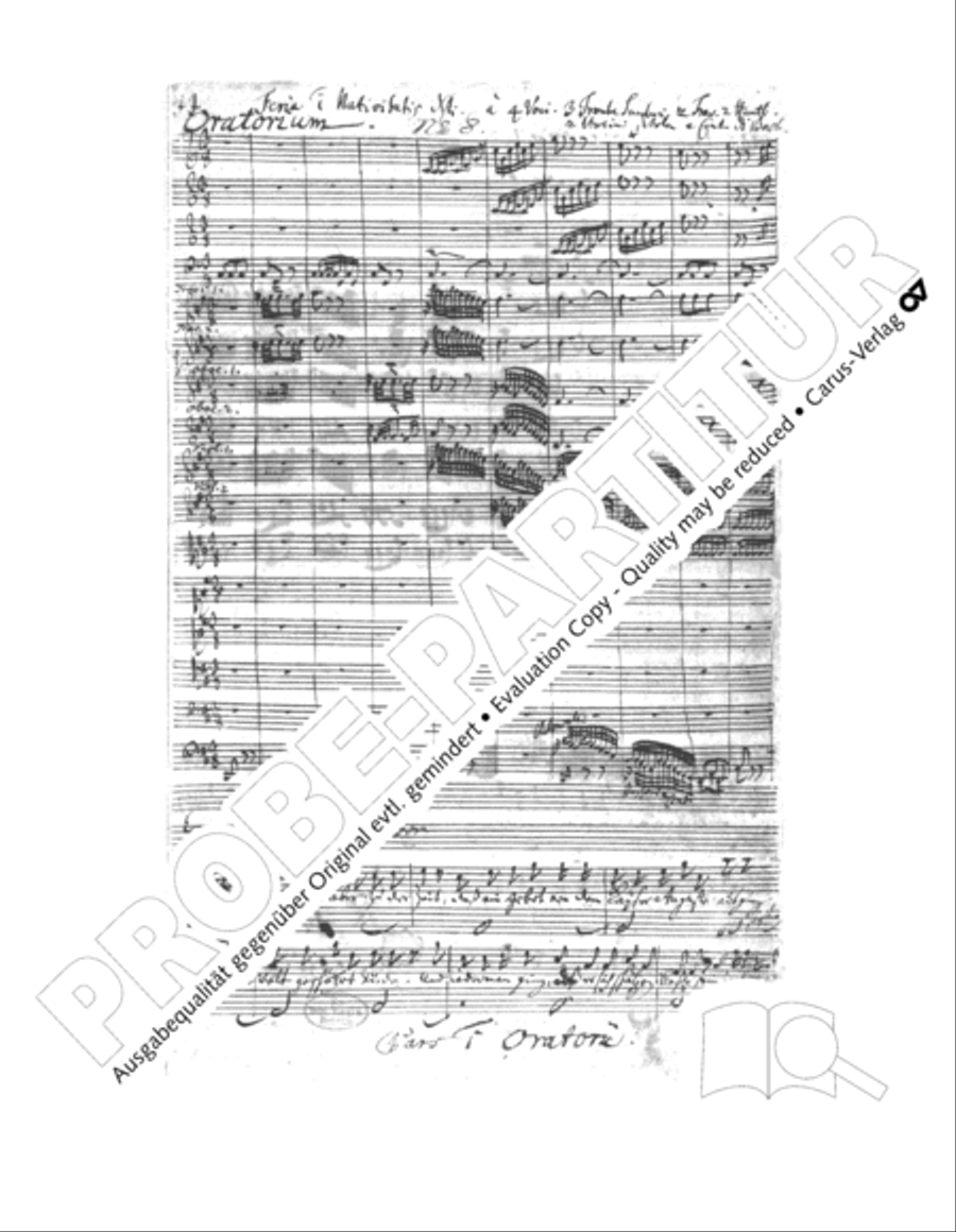 Christmas oratorio (Weihnachtsoratorium, Teile I-III) 4-Part scores gallery preview page 10