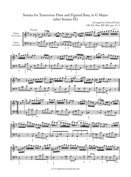 12 Sonatas for Violin and Figured Bass [Op. 1] (1716) (H. 1-12). Appendix: Early Arrangements. Critical Edition