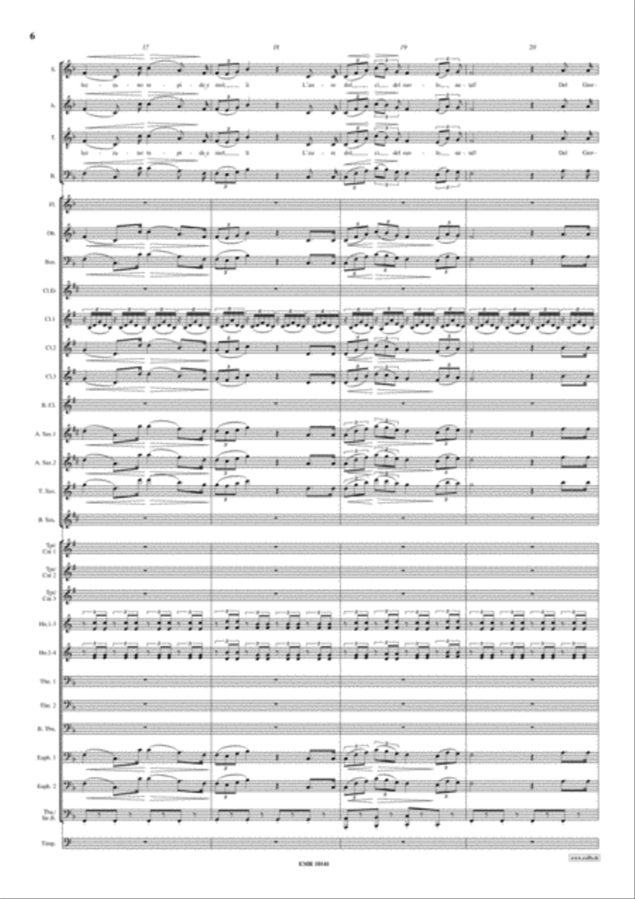 Chorus Of Hebrew Slaves Chorus Of Hebrew Slaves 4-Part scores gallery preview page 9