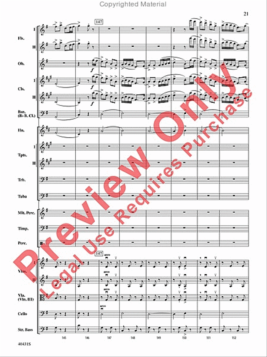Leroy Anderson's Irish Suite, Part 2 (Themes from) Full Orchestra scores gallery preview page 22