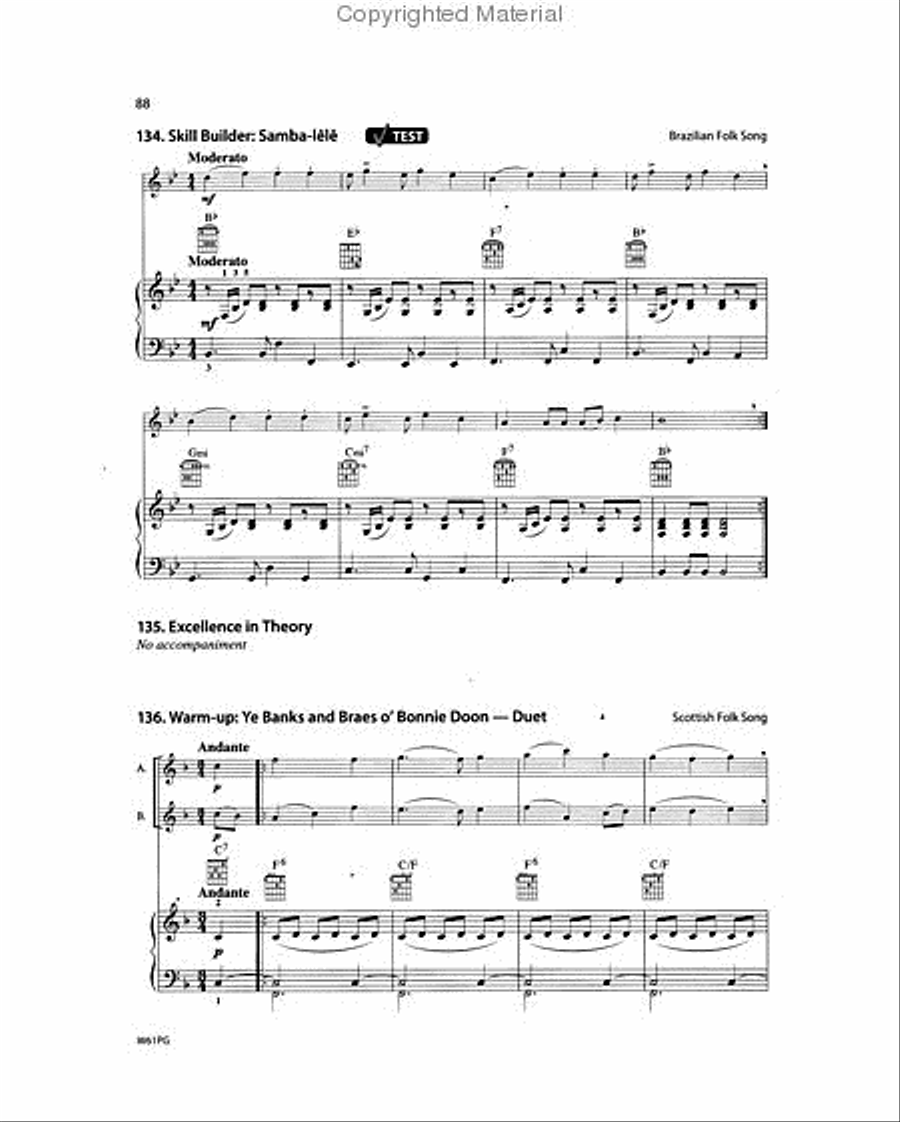 Tradition of Excellence Book 1 - Piano/Guitar Accompaniment Concert Band Methods scores gallery preview page 5