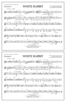 White Rabbit - Clarinet 2