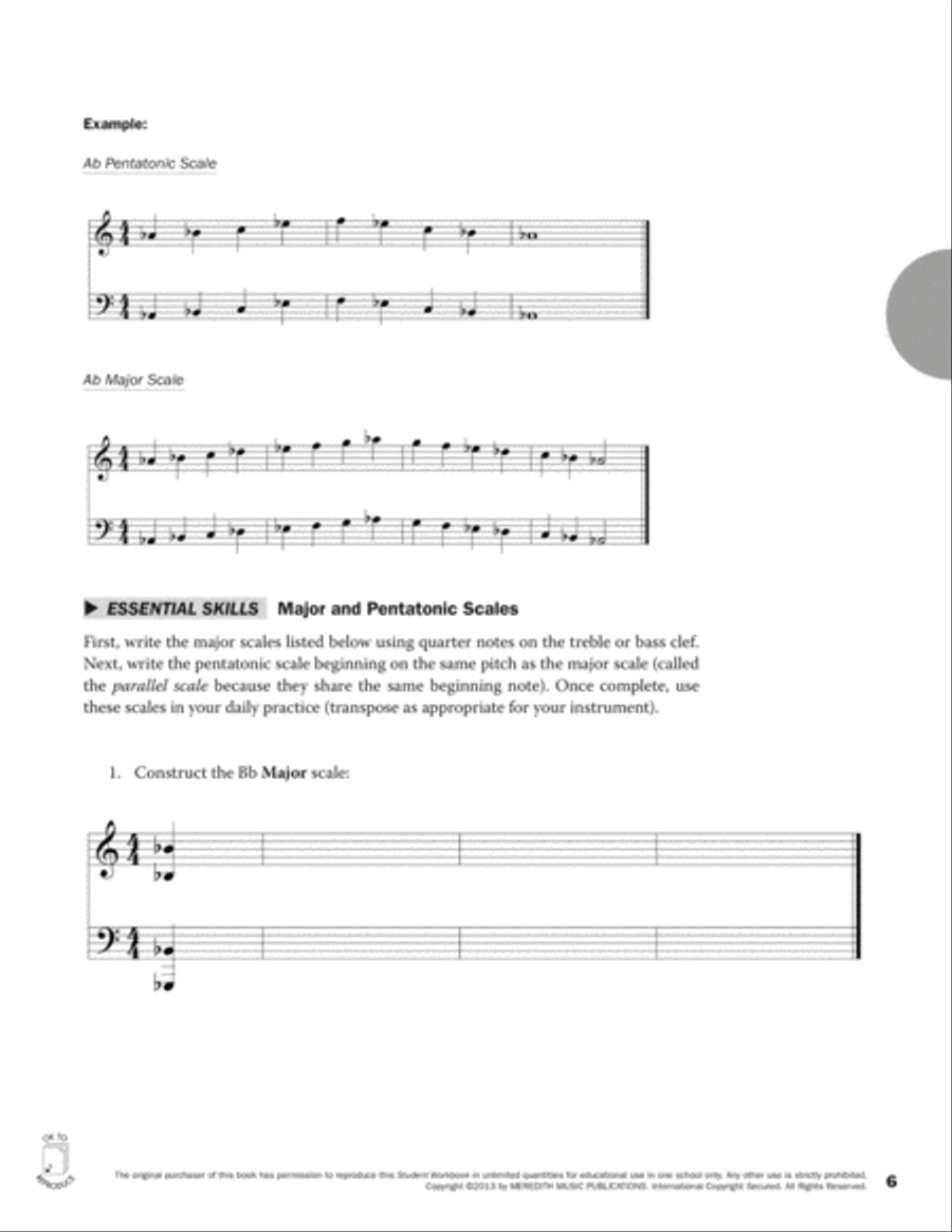 Guides to Band Masterworks, Vol. 3 - Student Workbook - Variations on a Korean Folk Song Activity Books scores gallery preview page 6