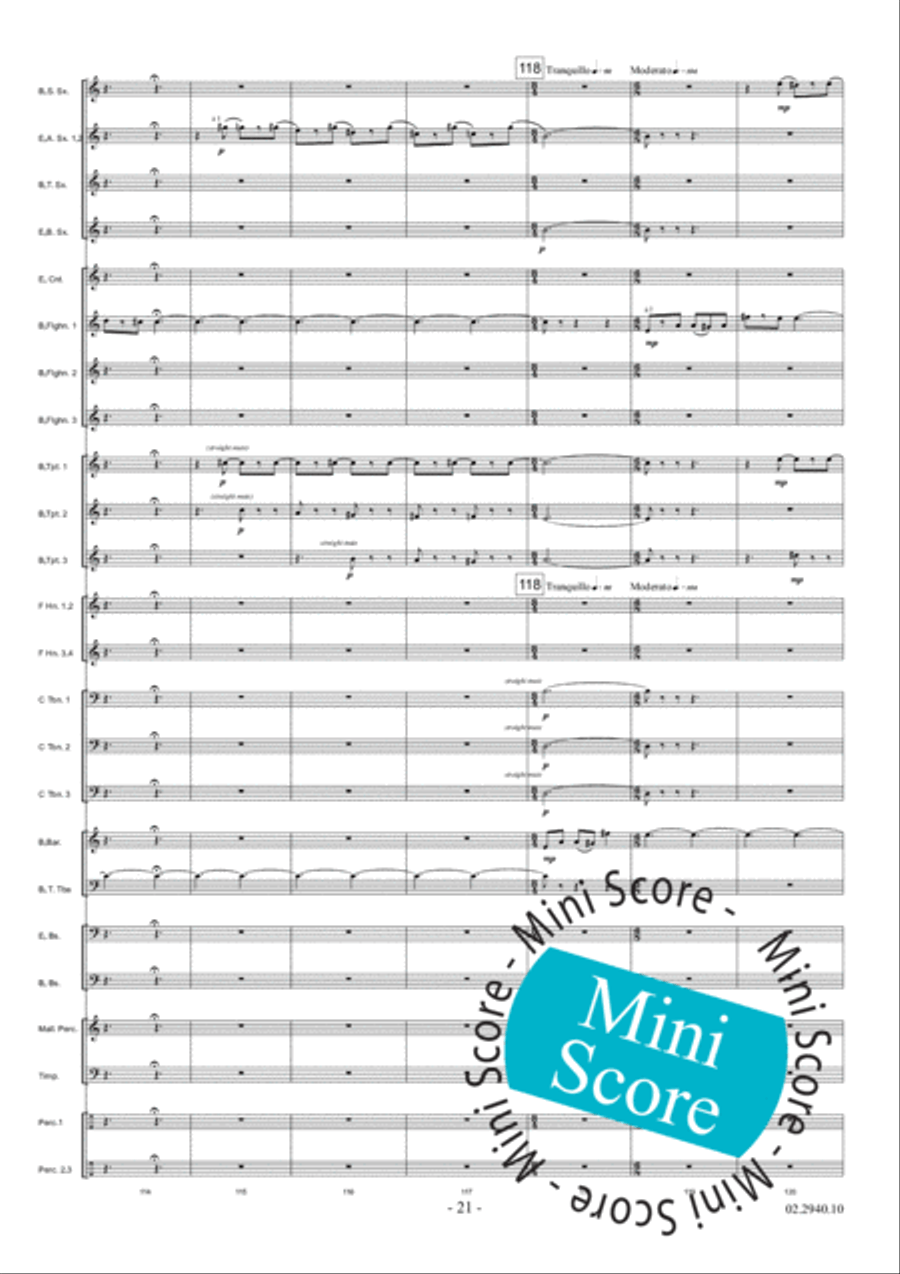 Aurora Fanfare Band scores gallery preview page 27