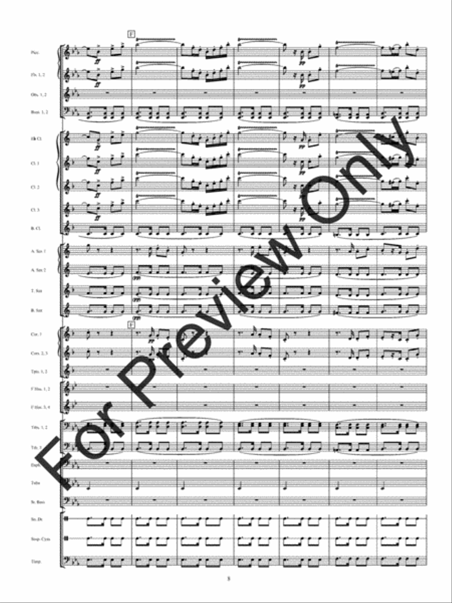 Inglesina The Little English Girl (Score) Concert Band scores gallery preview page 11