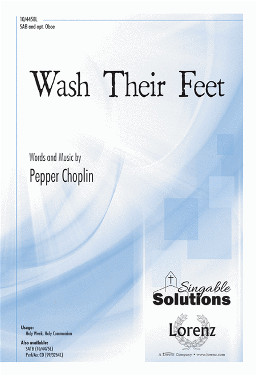 Wash Their Feet 3-Part scores gallery preview page 1