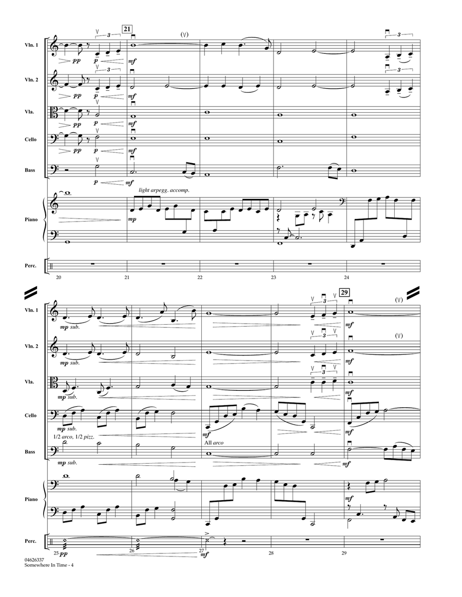 Somewhere in Time - Full Score String Orchestra scores gallery preview page 3
