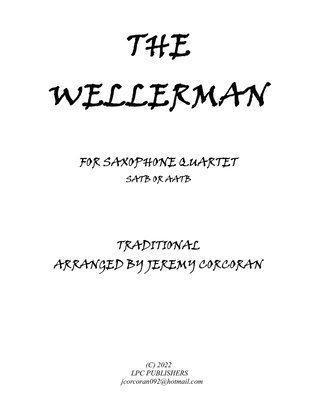 Book cover for The Wellerman for Saxophone Quartet (SATB or AATB)