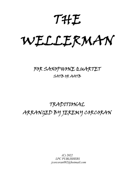 The Wellerman for Saxophone Quartet (SATB or AATB) image number null