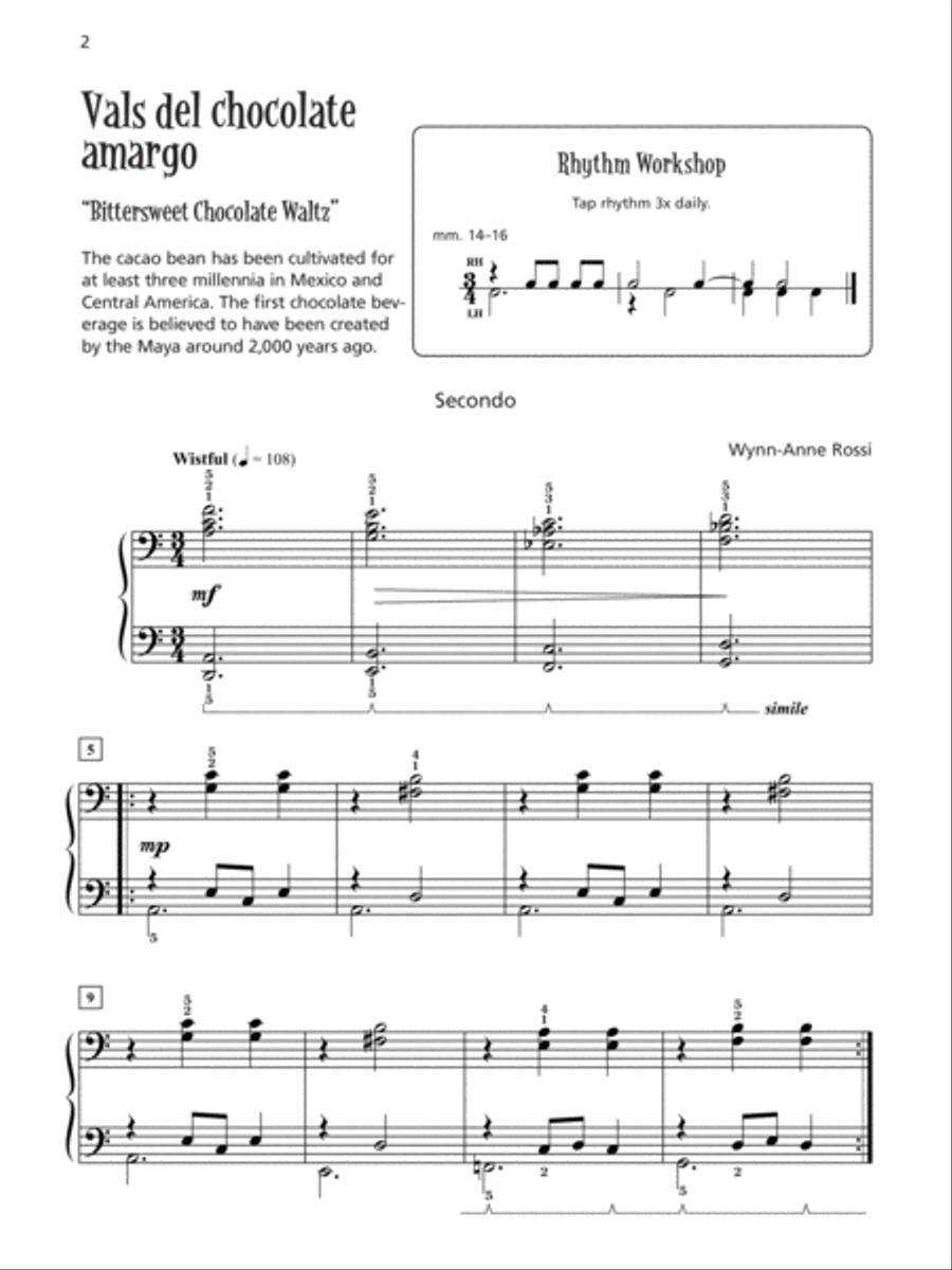 Música Latina para dos 1 & 2 (Value Pack) Easy Piano scores gallery preview page 6