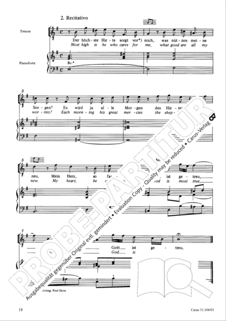 O shield of Israel, hear us (Du Hirte Israel, hore) TB scores gallery preview page 19