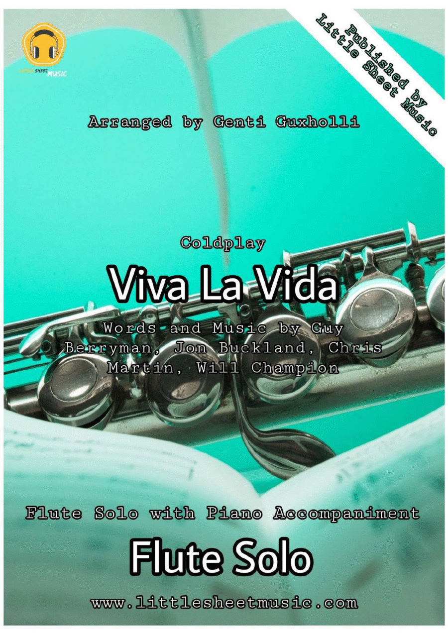 Viva La Vida Flute Solo scores gallery preview page 1