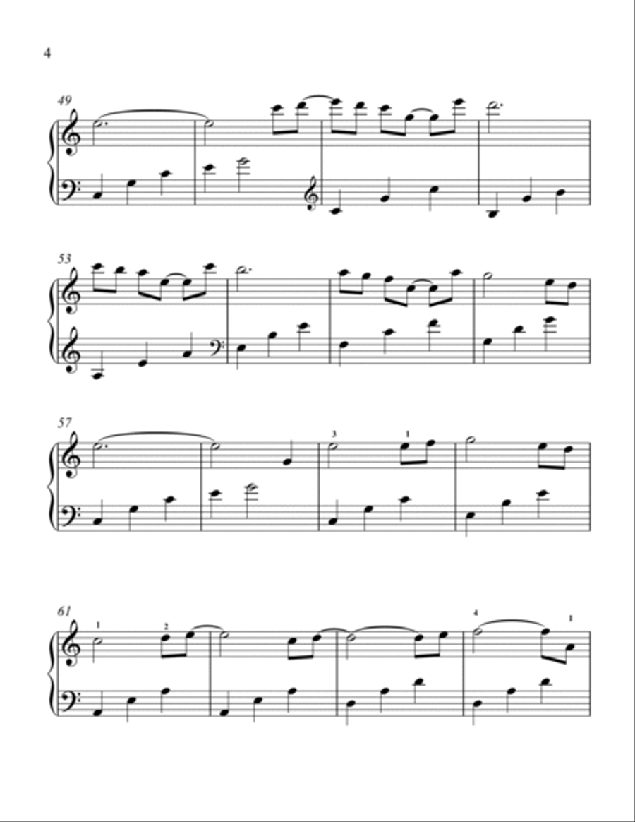For My Mother Piano Solo scores gallery preview page 4