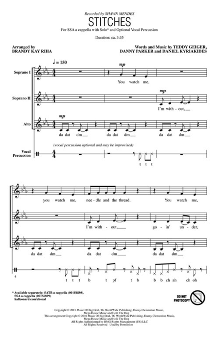 Stitches SSA scores gallery preview page 2