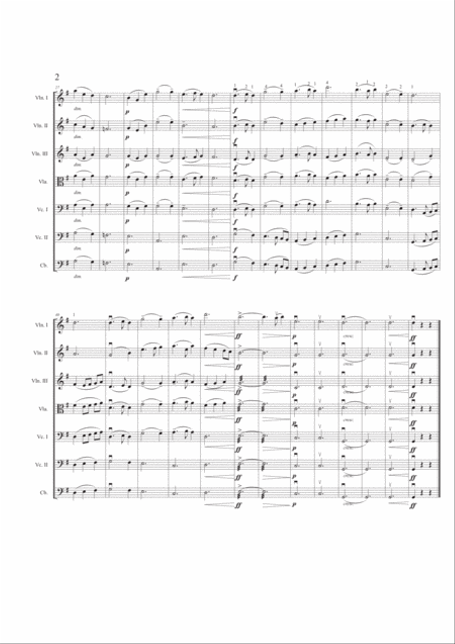 Skye Boat Song Skye Boat Song String Orchestra scores gallery preview page 2