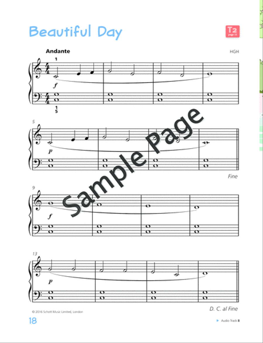 Piano Junior: Lesson Book 2 Piano Method scores gallery preview page 19