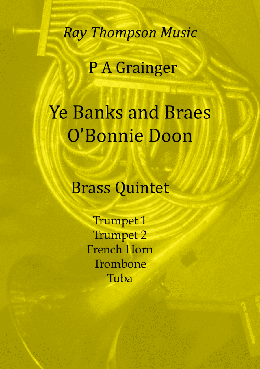 Ye Banks And Braes O'bonnie Doon Brass Quintet scores gallery preview page 1