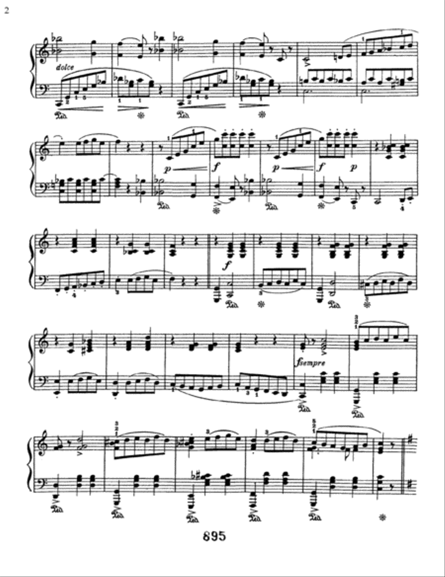 German Dances (3) Piano Solo scores gallery preview page 2