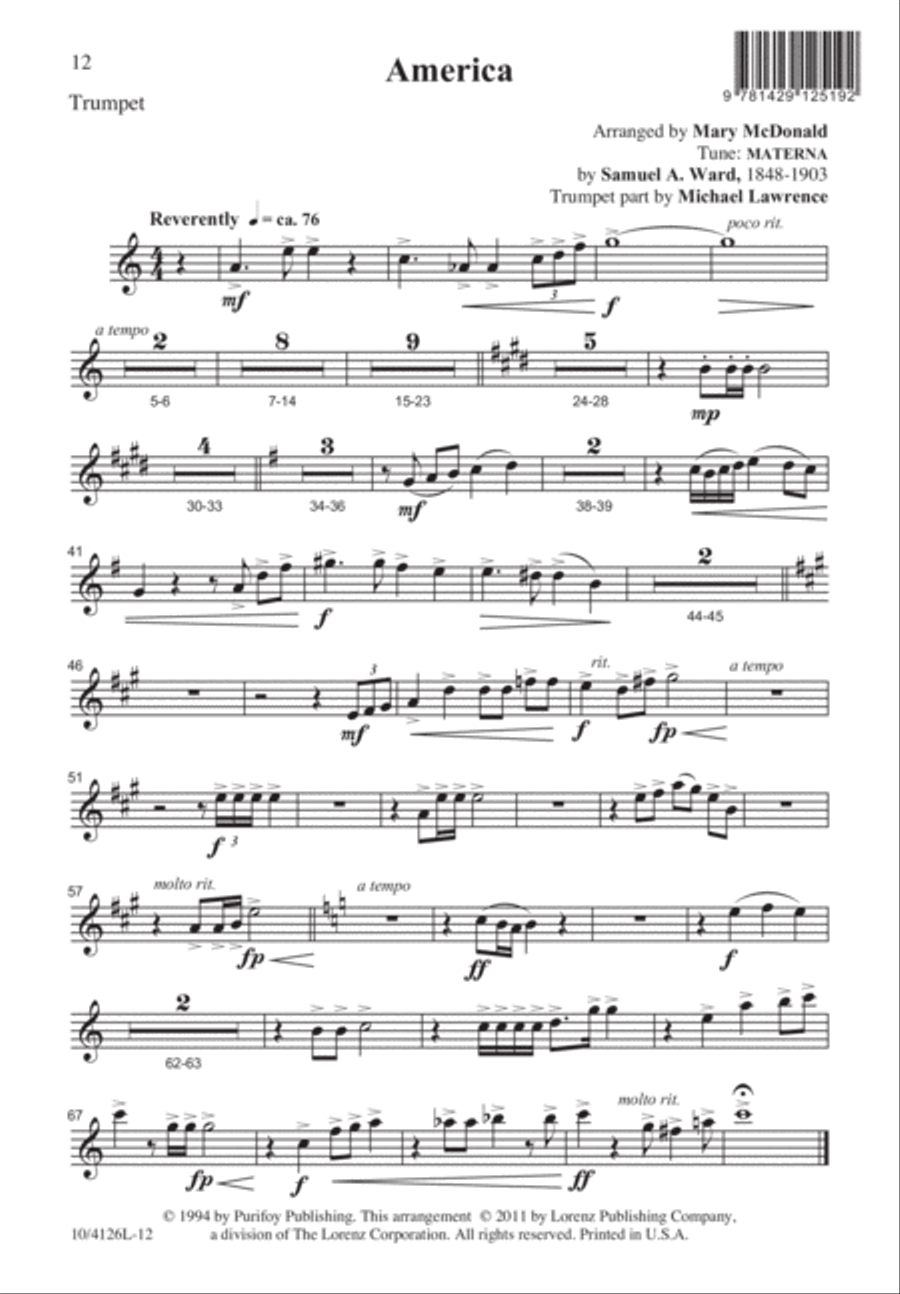 America 3-Part scores gallery preview page 12