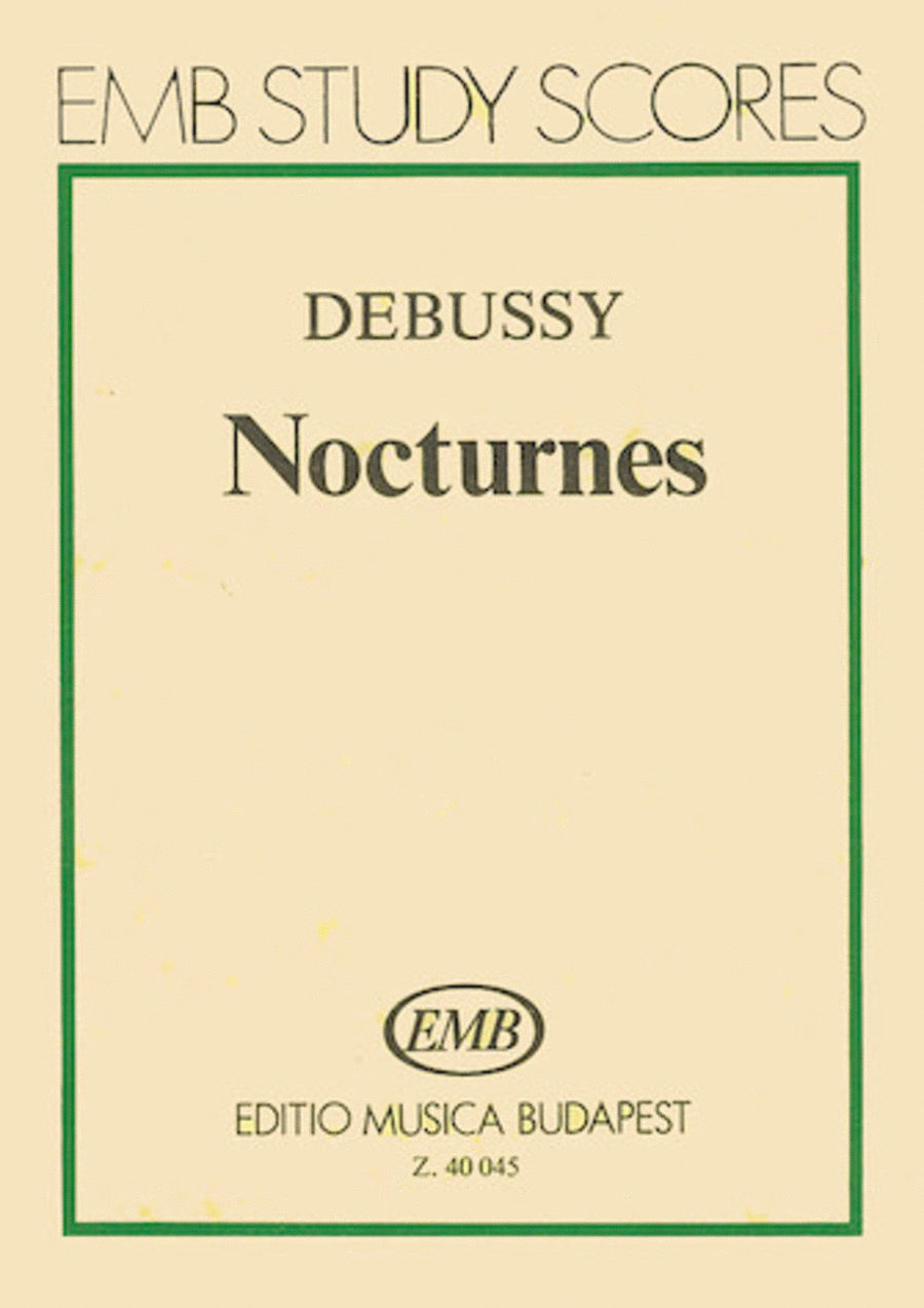 Trois Nocturnes Orchestra scores gallery preview page 1