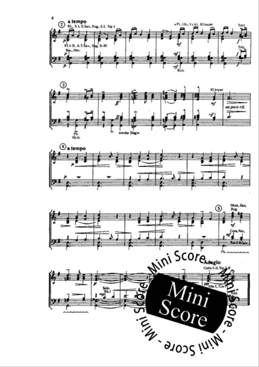 Suite op Oud Hollandse Motieven Concert Band scores gallery preview page 6