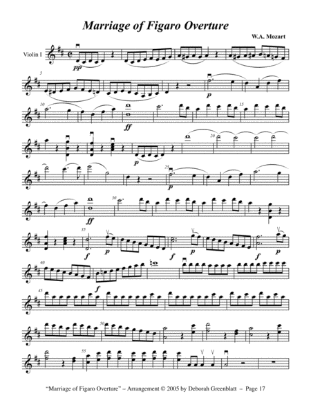 Overtures for Strings - Parts