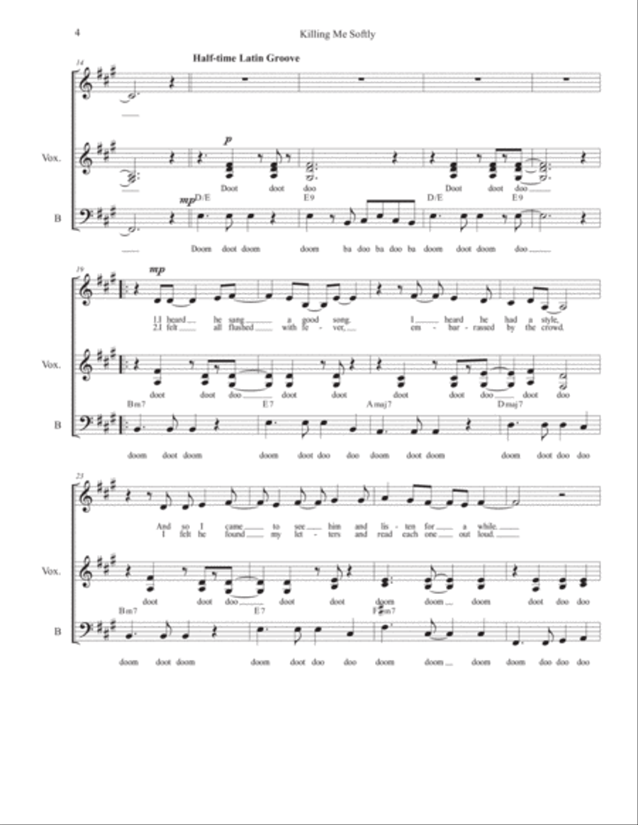Killing Me Softly With His Song