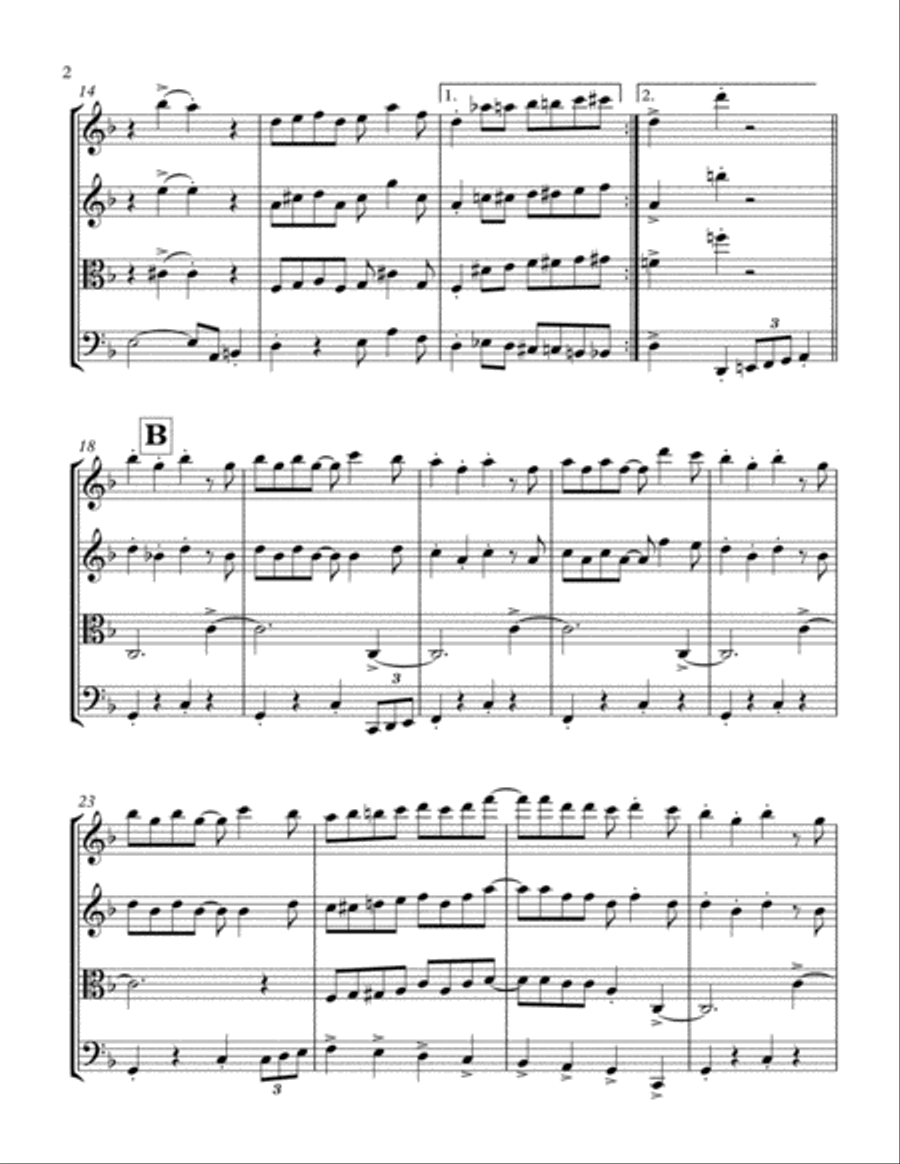 That's A Plenty: String Quartet String Quartet scores gallery preview page 2