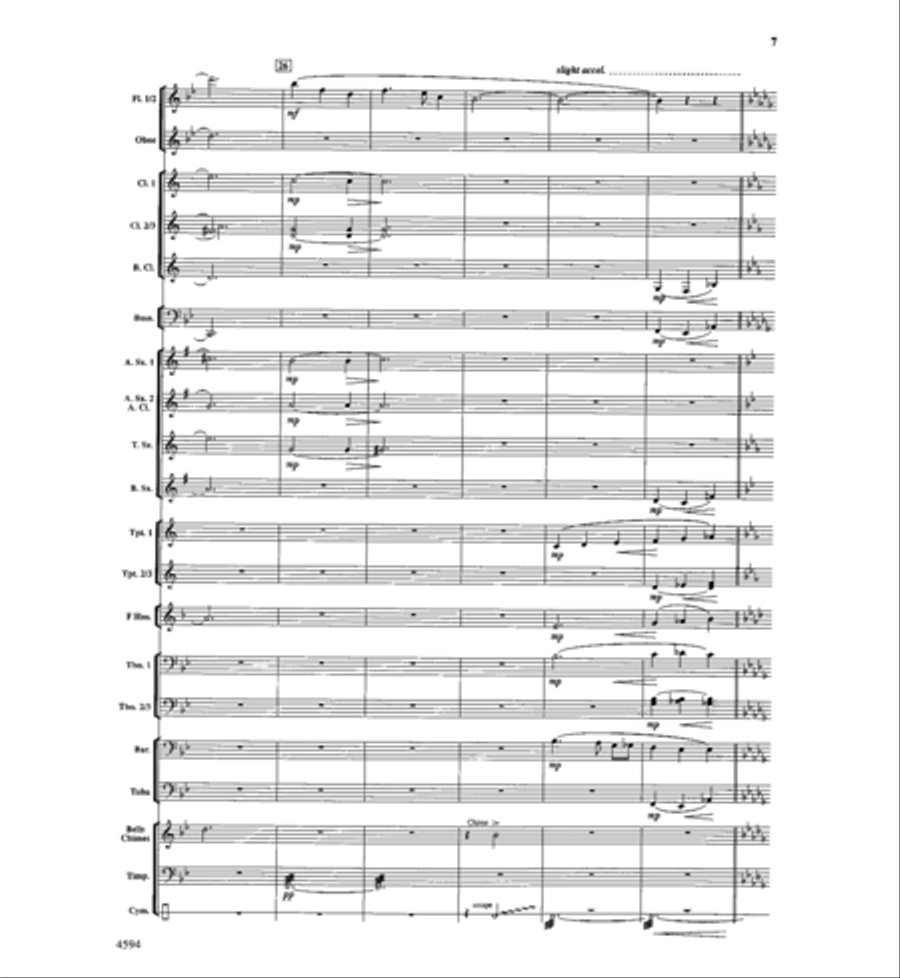 Silent Night Concert Band scores gallery preview page 6