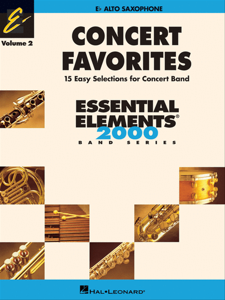 Book cover for Concert Favorites Vol. 2 - Alto Sax