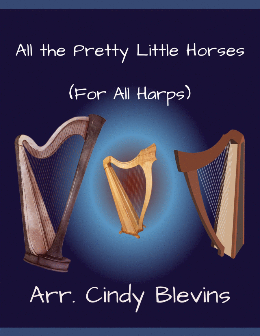 All the Pretty Little Horses, for Lap Harp Solo image number null