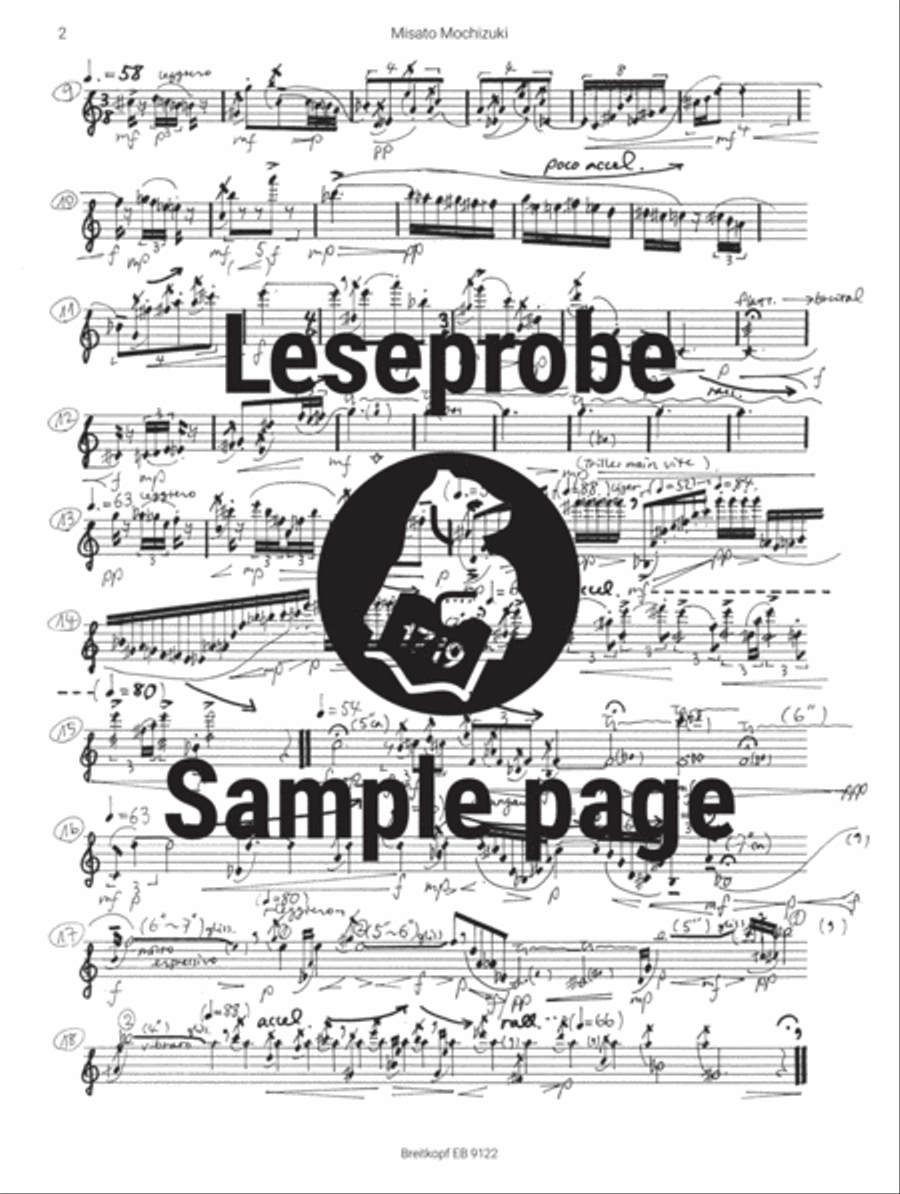 Au bleu bois Au bleu bois Oboe Solo scores gallery preview page 3