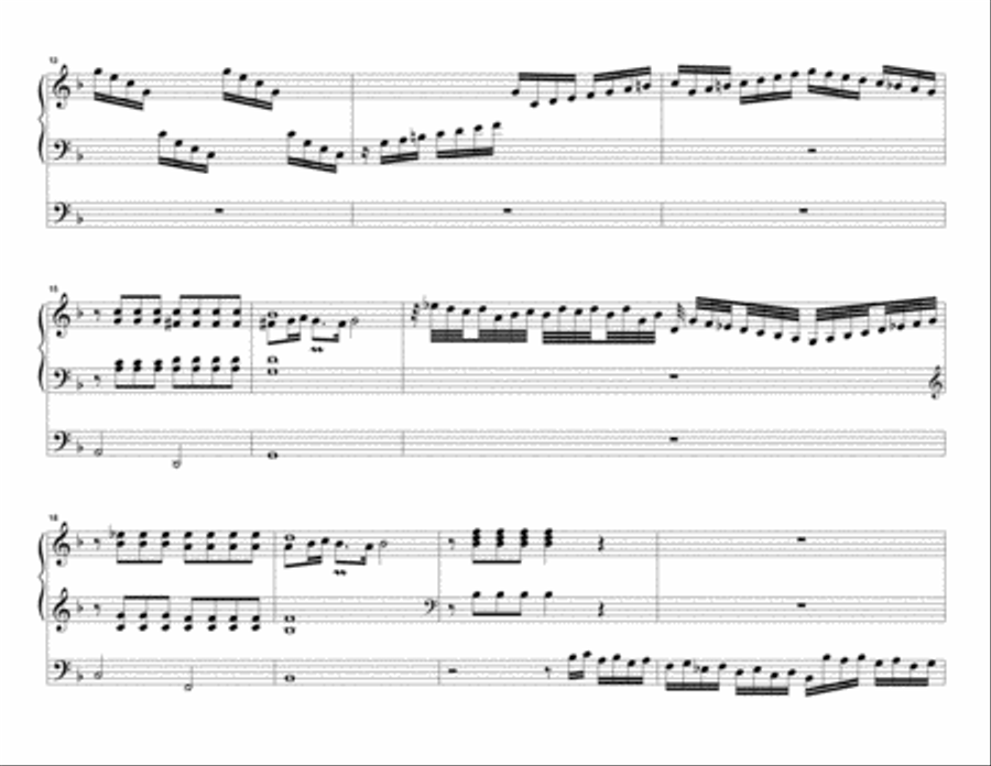 Toccata in F Major, BuxWV 157 Organ Solo scores gallery preview page 3
