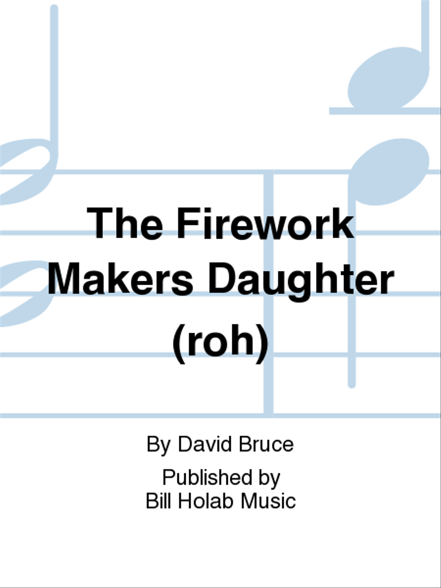 The Firework Makers Daughter (roh) Piano scores gallery preview page 1