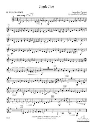 Jingle Jive: B-flat Bass Clarinet