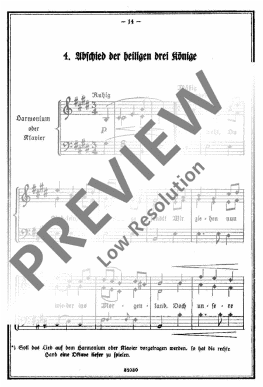 4 Gesänge Voice Solo scores gallery preview page 15