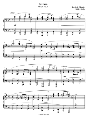 Chopin Prelude in C minor Op.28 No.20