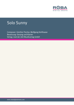 Book cover for Solo Sunny