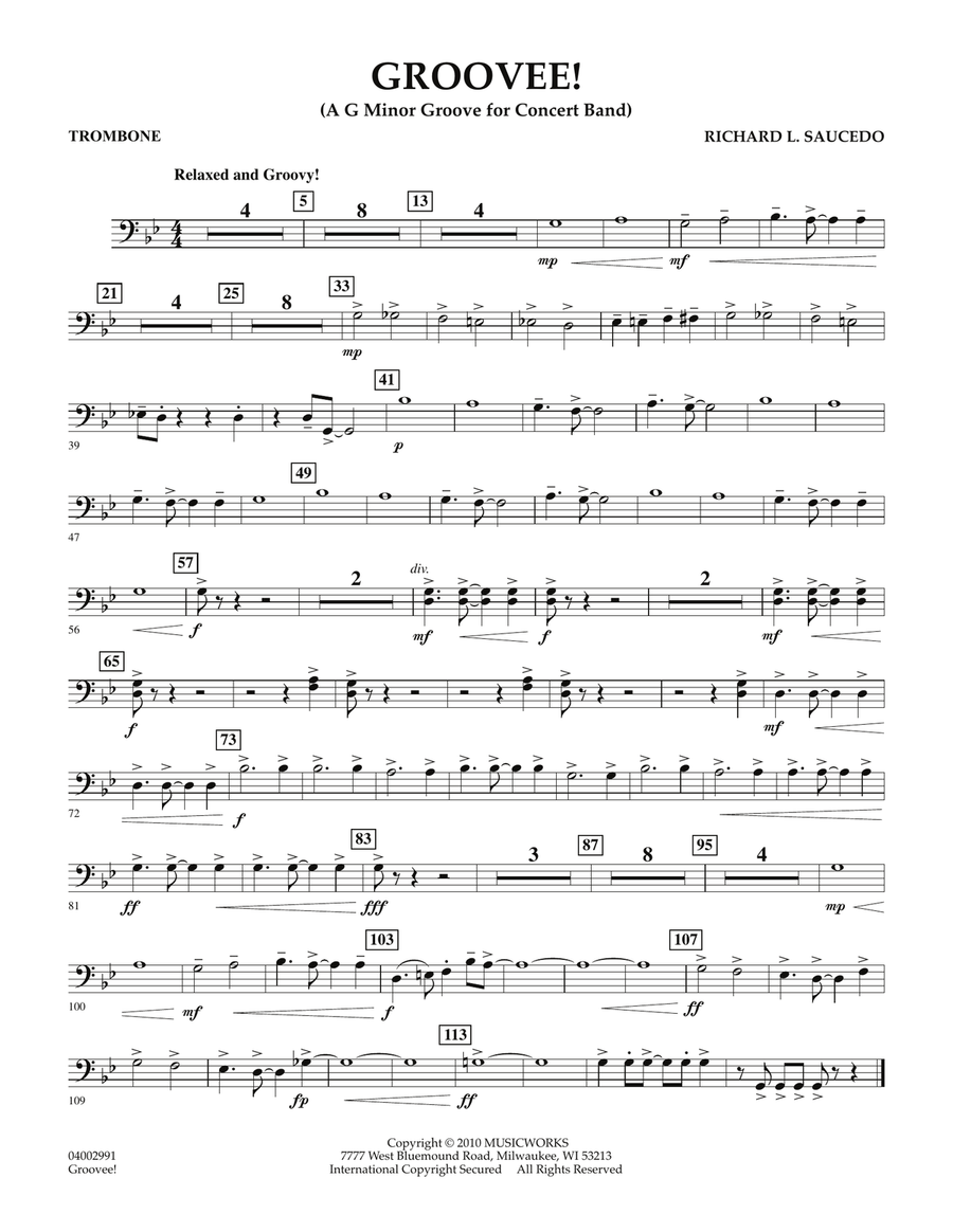 Groovee! - Trombone