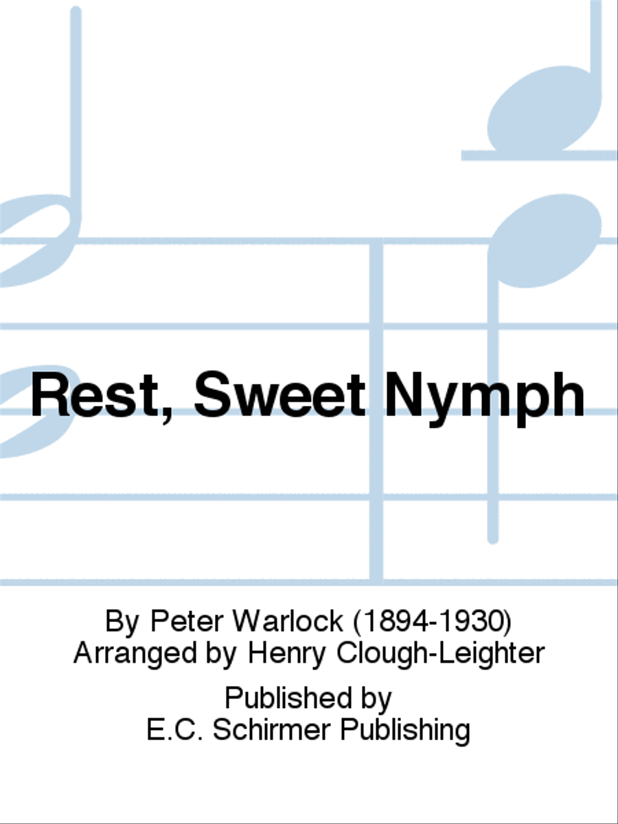 Rest, Sweet Nymph SSA scores gallery preview page 1
